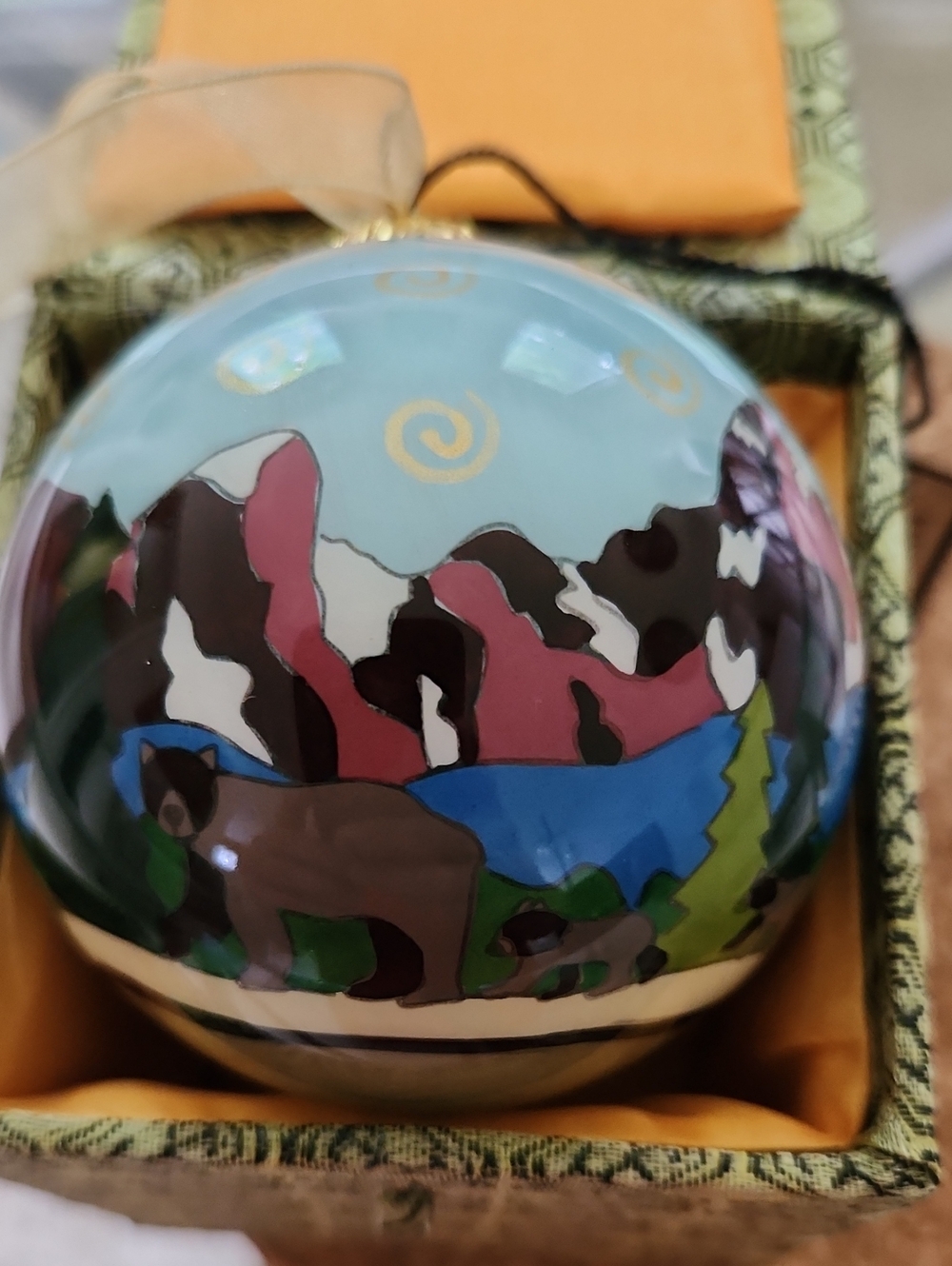 Kitty Keller Design Grand Teton National Park Glass Ornament - Picture 2 of 10